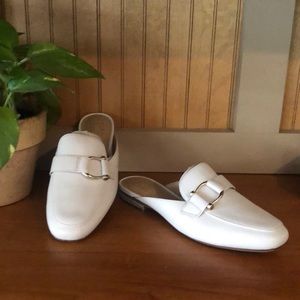 Naturalizer Etta Alabaster Slip On Mule Shoes